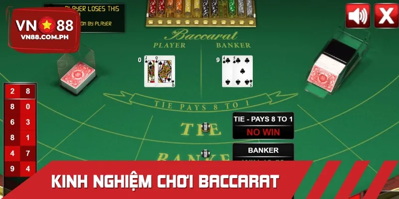 Chia sẻ cách chơi baccarat online mang lại nhiều lợi thế